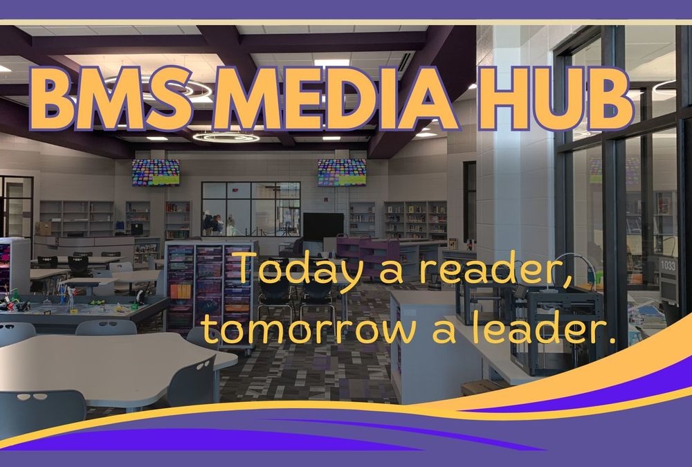 BMS MEDIA HUB header image wiht Today a reader Tomorrow a Leader quotation