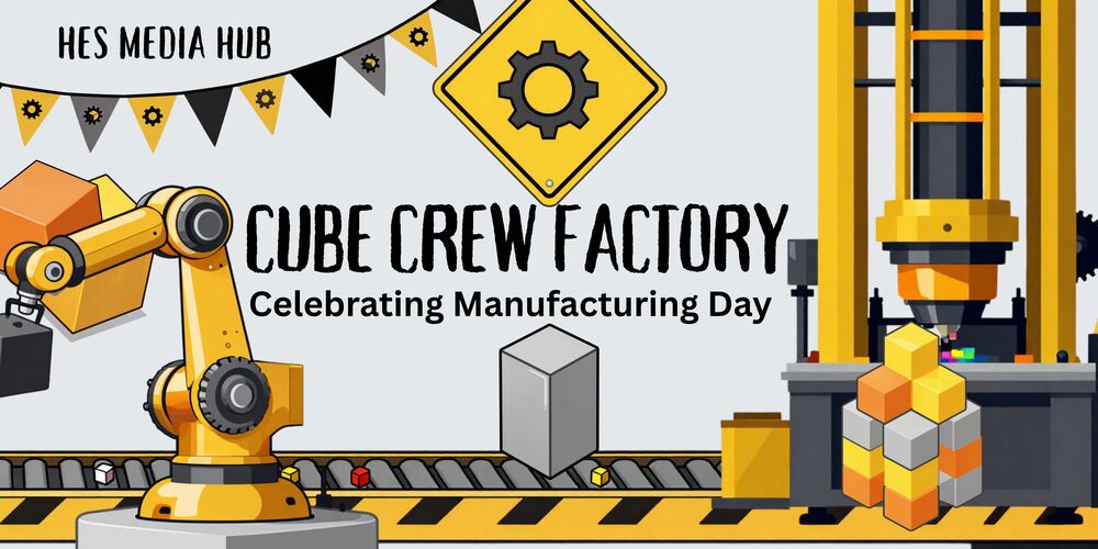 CUBE CREW FACTORY for Manufacturing Day at HES