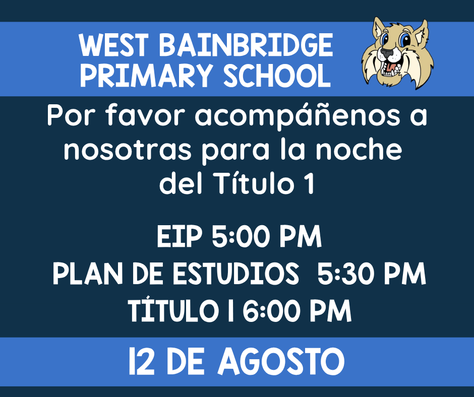 Parent and Family Engagement Title I Night