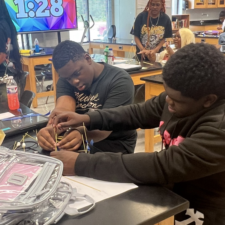 Mrs. Logue’s class used the engineering design process to research, design, and build spaghetti towers. They competed to see which team could create the tallest free standing tower!
