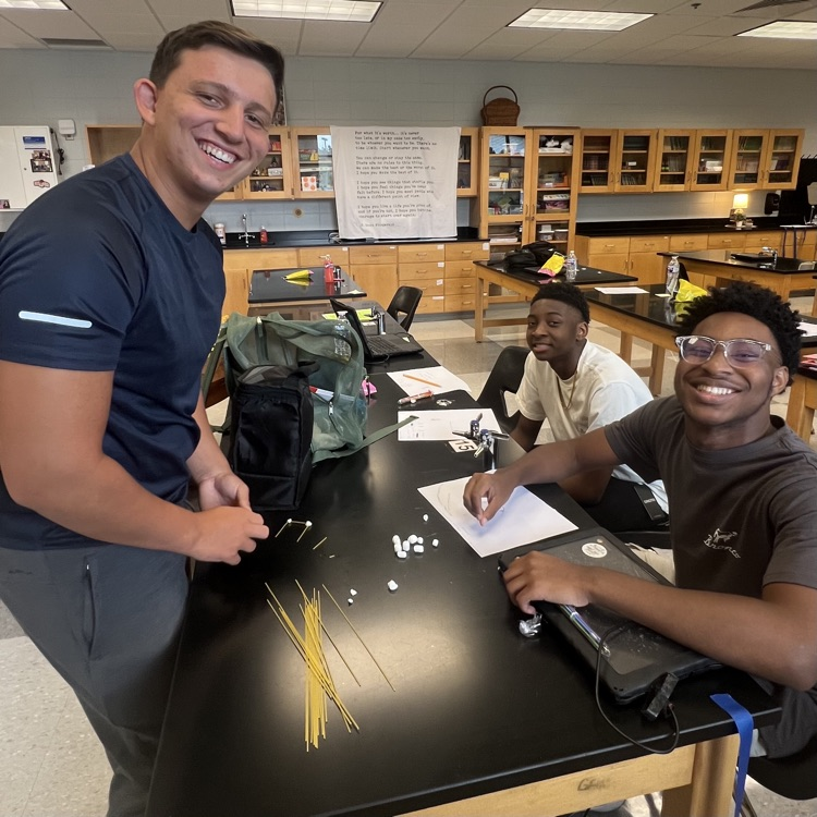 Mrs. Logue’s class used the engineering design process to research, design, and build spaghetti towers. They competed to see which team could create the tallest free standing tower!