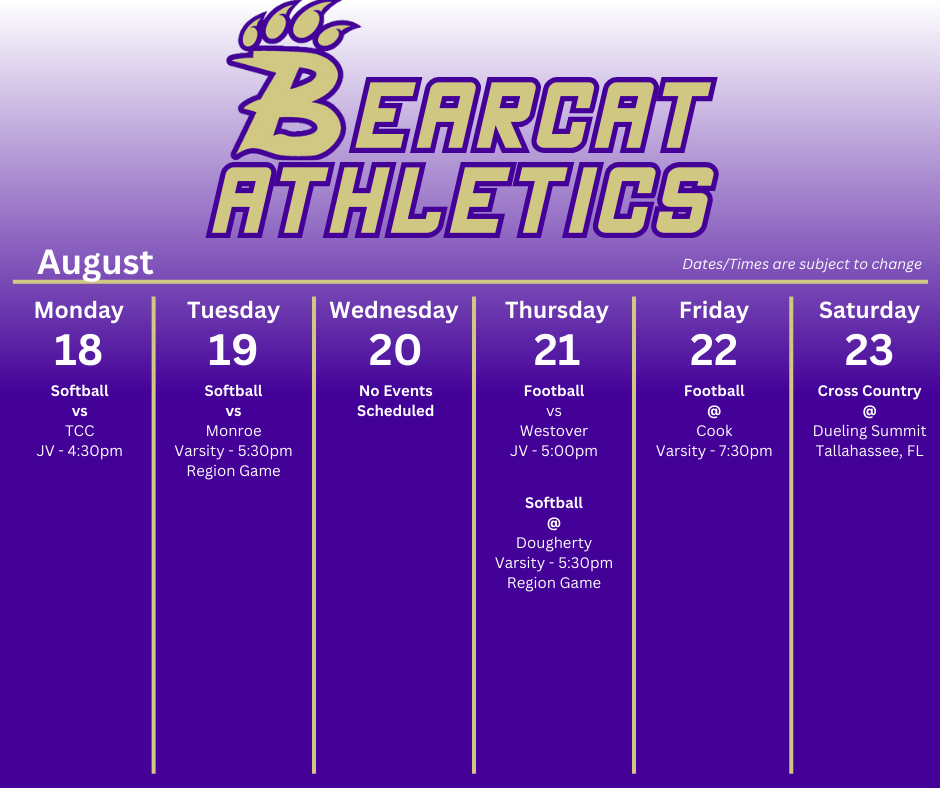 Weekly Calendar