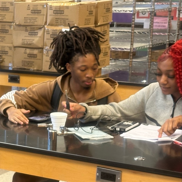 Advanced Algebra students completed an exponential lab activity in Mr. Harper's class.