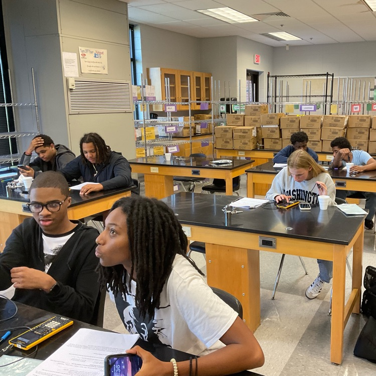 Advanced Algebra students completed an exponential lab activity in Mr. Harper's class.