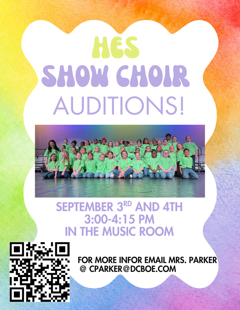 This image contains a picture of show choir with auditions being September 3rd and 4th 3:00-4:15 in the music room.