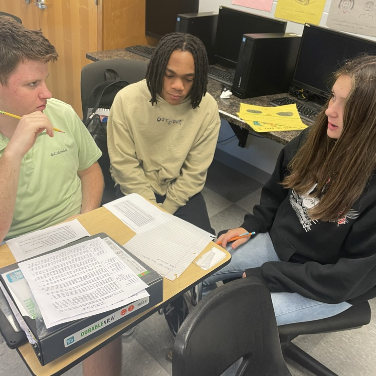 English II students compare the themes in Chopin's "Story of an Hour" and Eilish's "What Was I Made For."