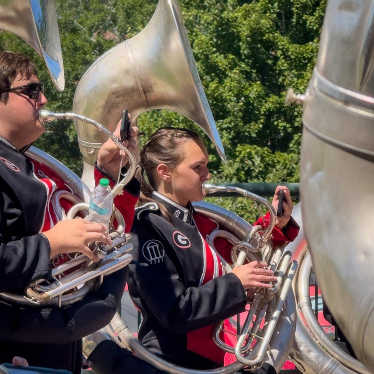 BHS alumna Natalie Moore is making us proud as a member of the UGA Redcoat band. Congratulations, Natalie!
