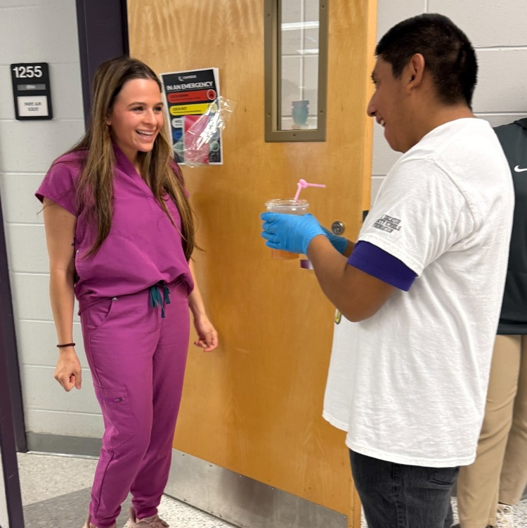 Bearcats Brew students helped out faculty and staff kick off their Friday with specialty coffees and teas