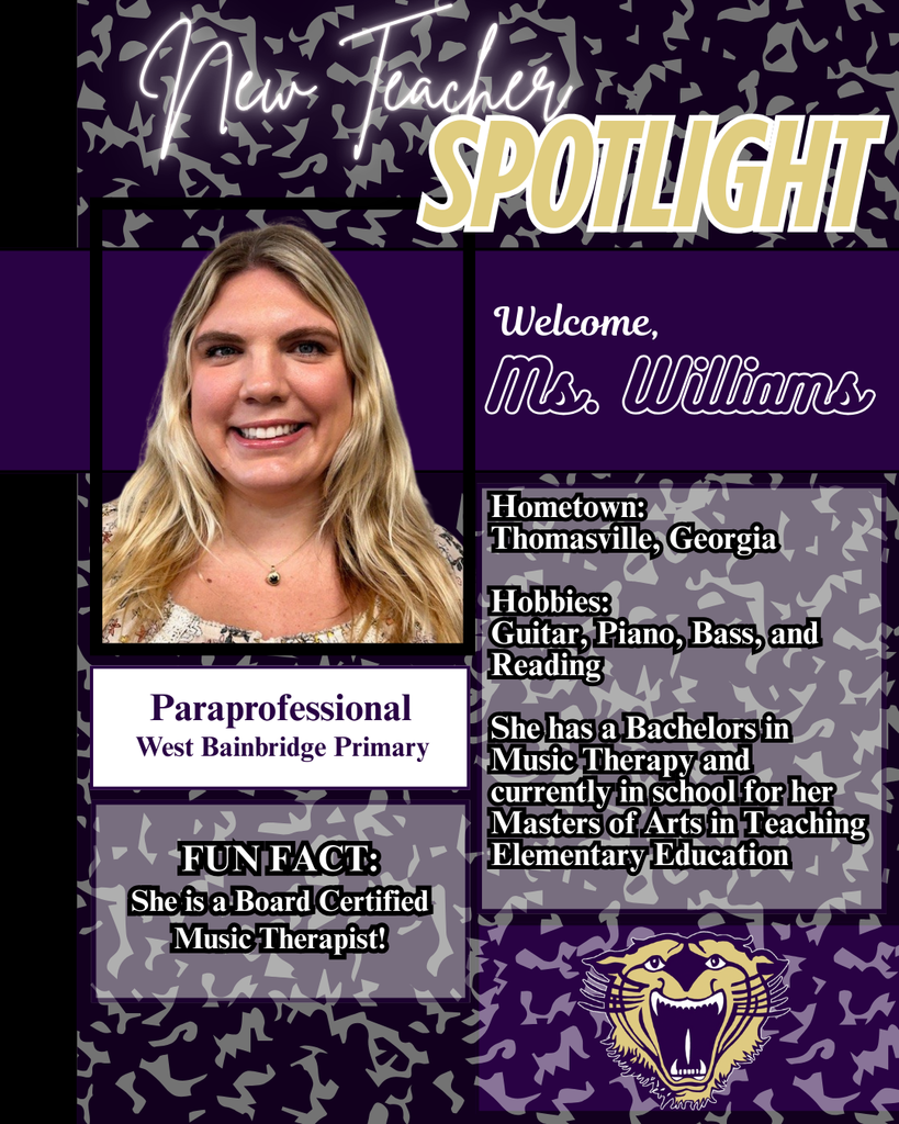 new teacher spotlight feature ms williams paraprofessional at west bainbridge primary