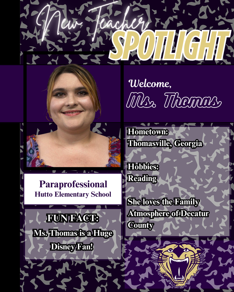 new teacher spotlight featuring ms. thomas paraprofessional a t hutto elementary school