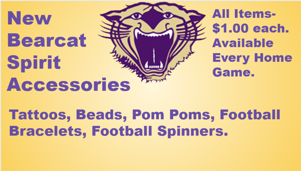 Get ready for game day! This Friday, snag your spirit accessories—beads, tattoos, pom poms, football bracelets, and spinners—all for just $1 each! 🏈✨ What will you choose to show your team spirit? #GameDay #SpiritAccessories
