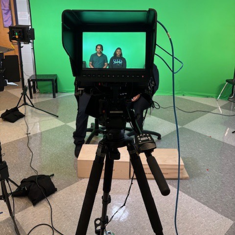 Honor’s world history students filmed their research on world religions with the help of AVFT students.