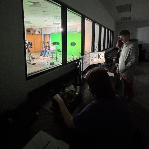 Honor’s world history students filmed their research on world religions with the help of AVFT students.