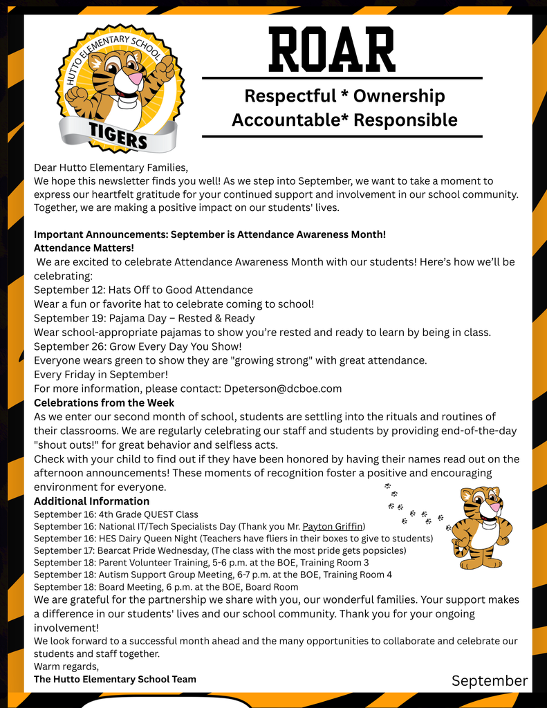 Tiger Newsletter
