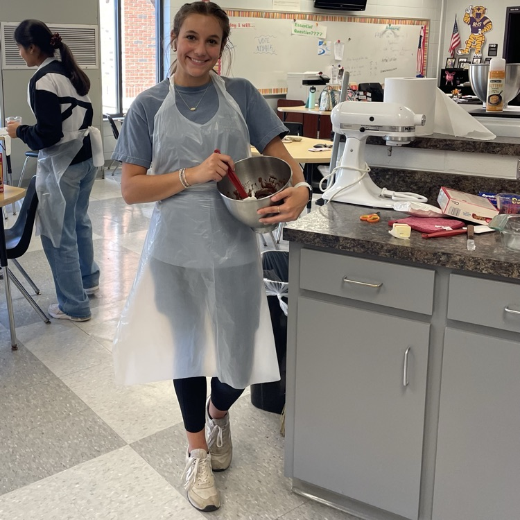Anchor Club members baked goodies for tomorrow and Friday’s bake sale.