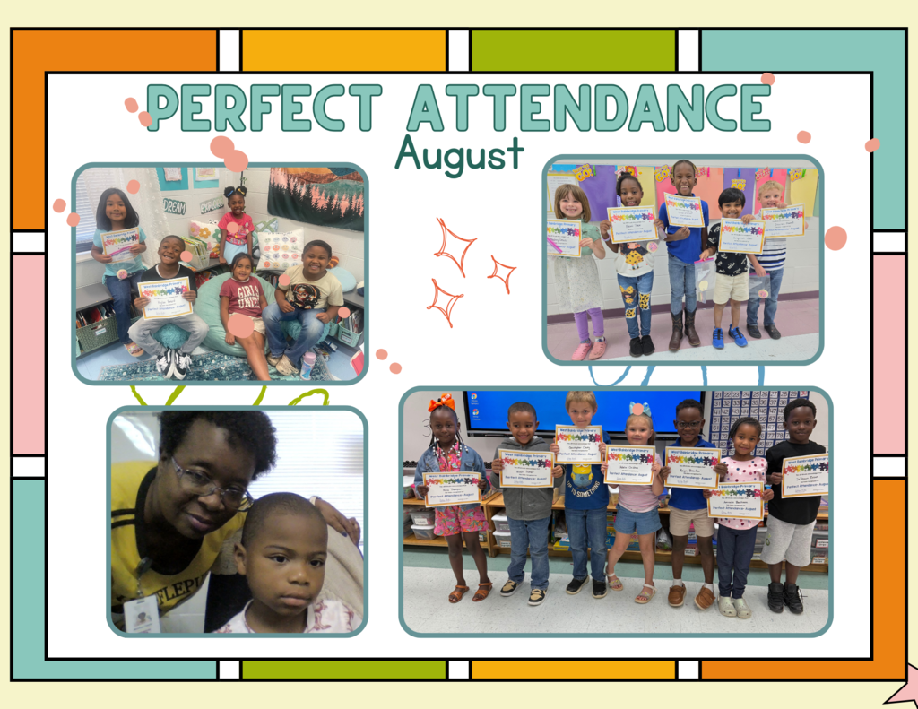 Photo collage of students.