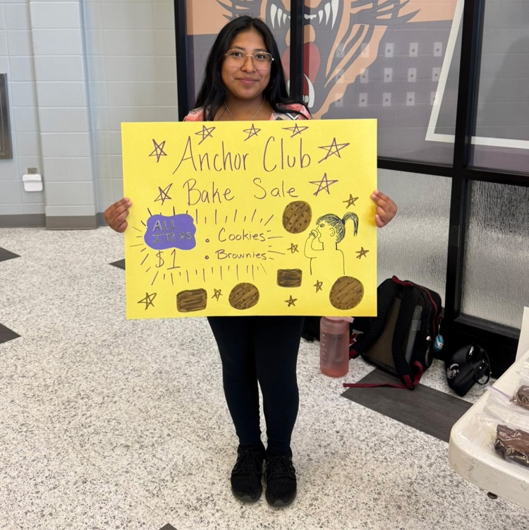 The Anchor Club bake sale was a big success.