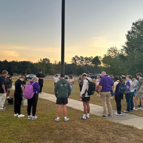 FCA sponsored See You at the Pole this morning. 