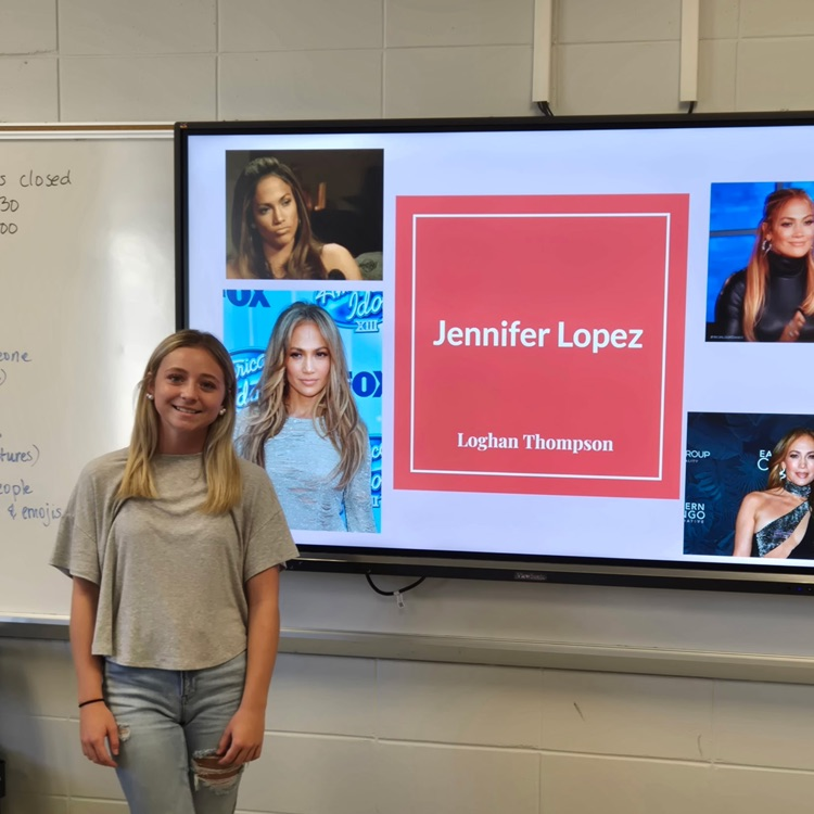 Mrs. Meyers's Spanish students researched influential Hispanic Americans and how they have influenced U.S. culture in their career fields.  They researched their contributions, accomplishments,  etc. and then presented to the class. 