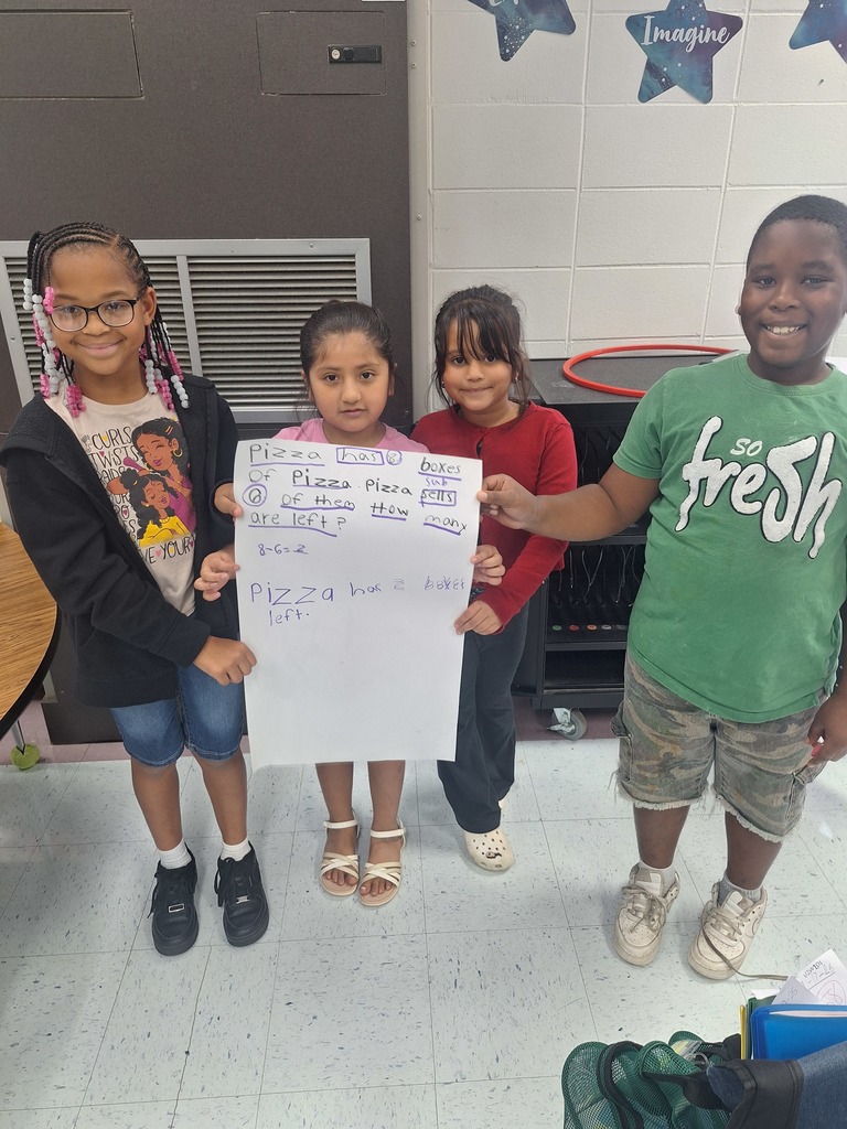 4 students show off their work