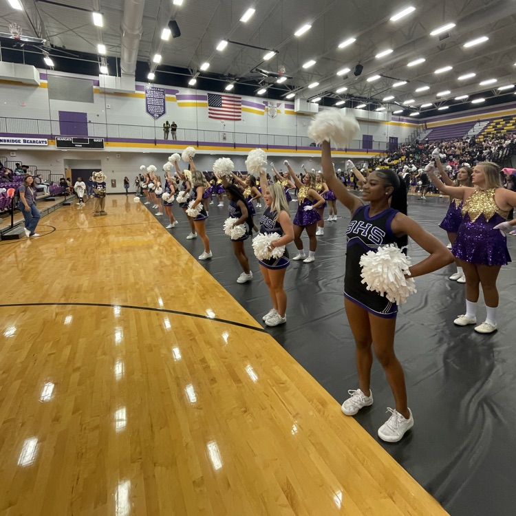 Students had a lot of fun at today's Pep Rally showing their support as the Bearcats take on the Syrup Makers.  