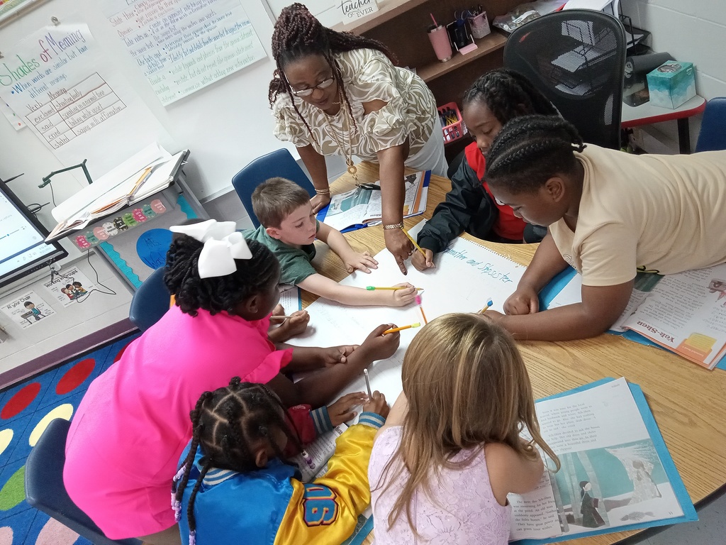 picture of a group of students working at a table