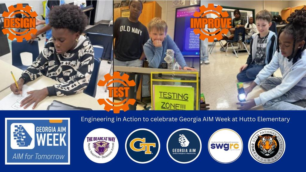 MANUFACTURING Week at Hutto students design, test and improve their CUBELET Robots