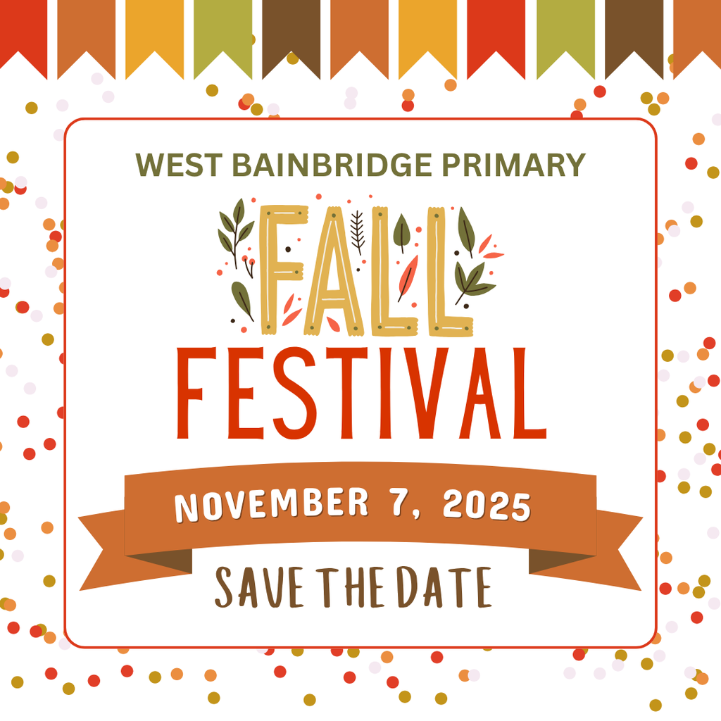 Save the Date flyer for fall Festival