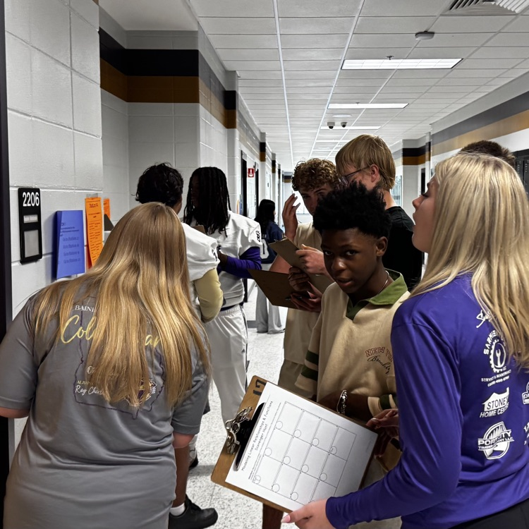 Mrs Harrell’s algebra students completed a scavenger hunt (designed by Miss Brock) to practice quadratic equations.