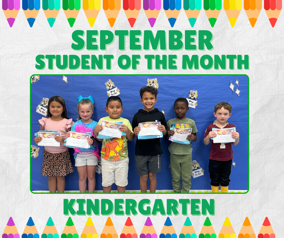 Picture of 6 kindergarten students