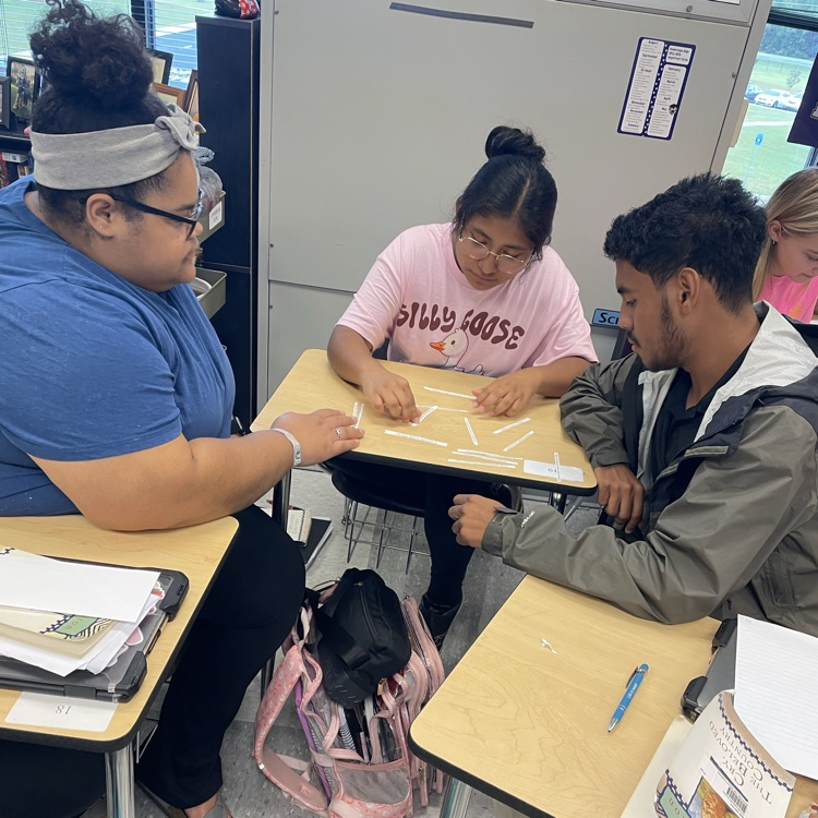 AP Lit students piece together a poem to help them understand the structure of a sonnet.