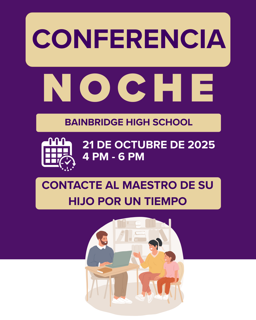 BHS Conference Night Oct. 21st, 2025 4-6pm