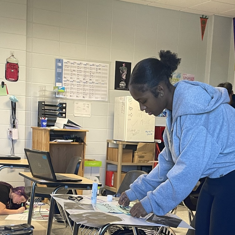 English II students practice using rhetorical strategies to sell the products or services they designed