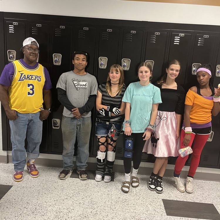 Teachers got in on the fun too 