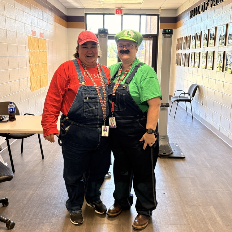 Teachers joined in the dynamic duo fun 