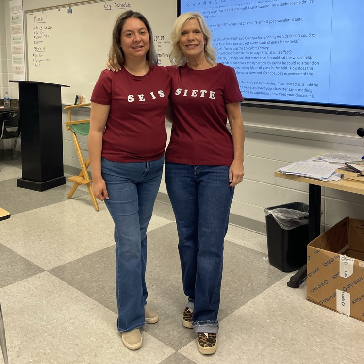 Teachers joined in the dynamic duo fun 