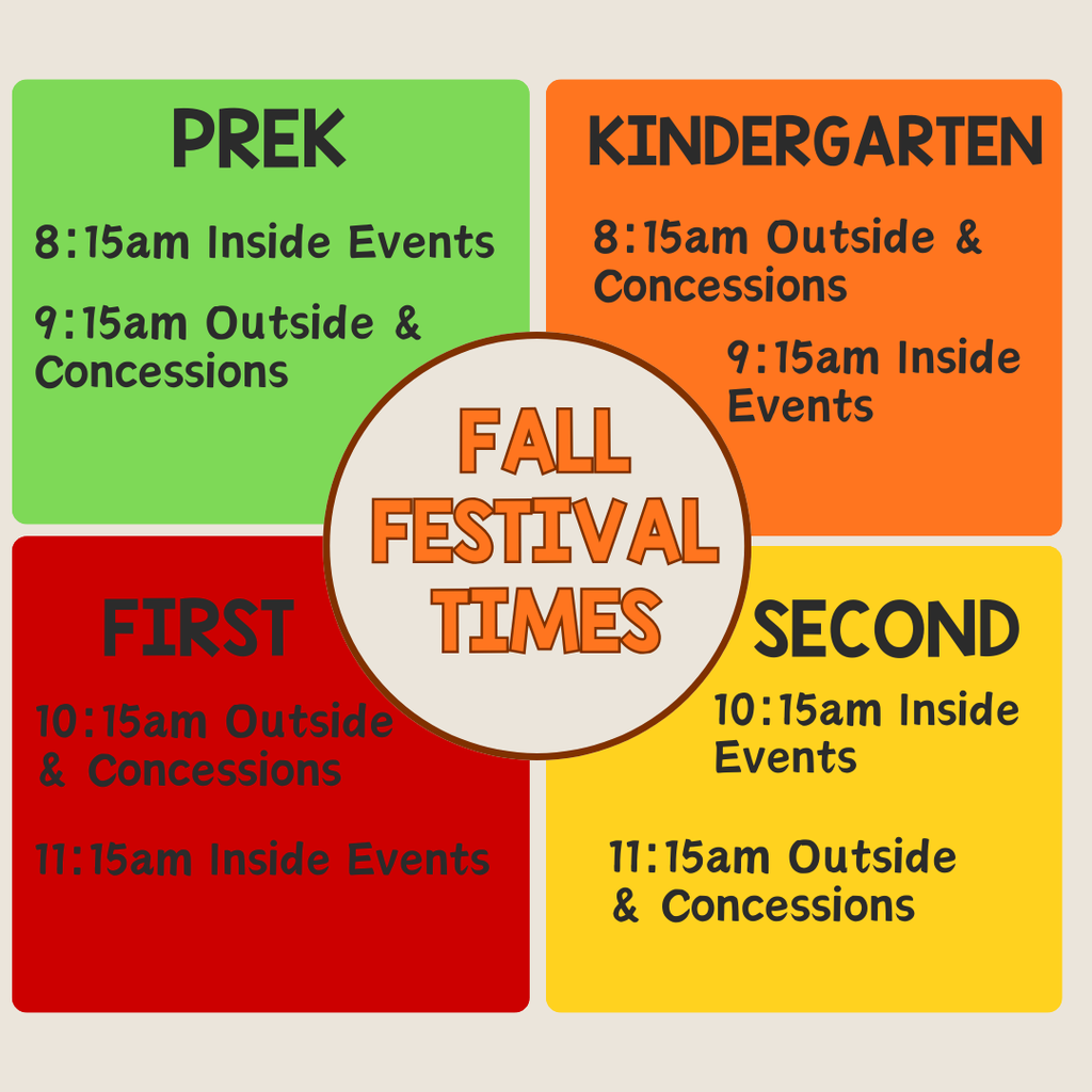 Fall Festival Times