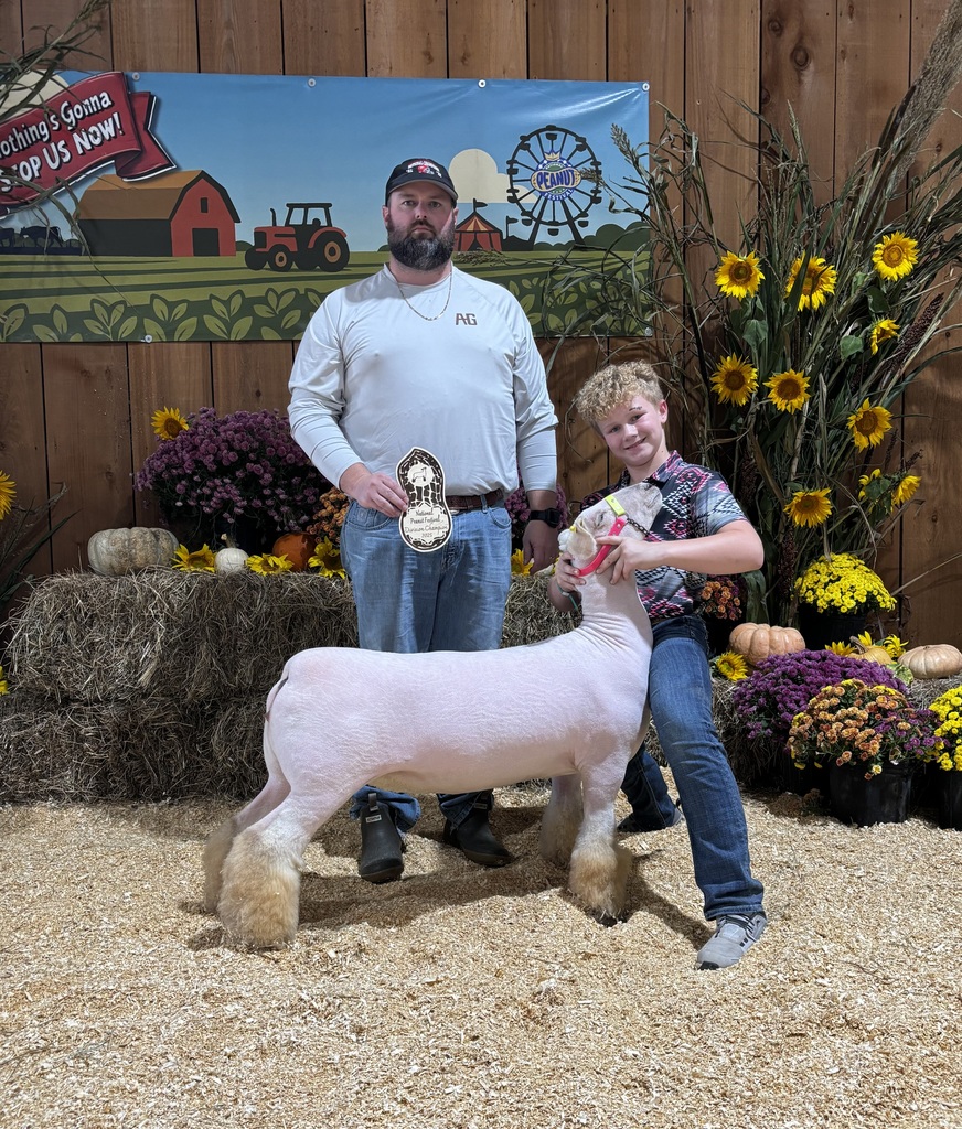  Cole, Edward Nov 3, 2025, 9:23 AM (2 days ago) to me  Shoutout to Bainbridge Middle FFA member Charlie Griffin for his accomplishments at the National Peanut Festival Lamb Show!  He placed 2nd in 6th grade showmanship and also 2nd in his division! Way to go, Charlie! 