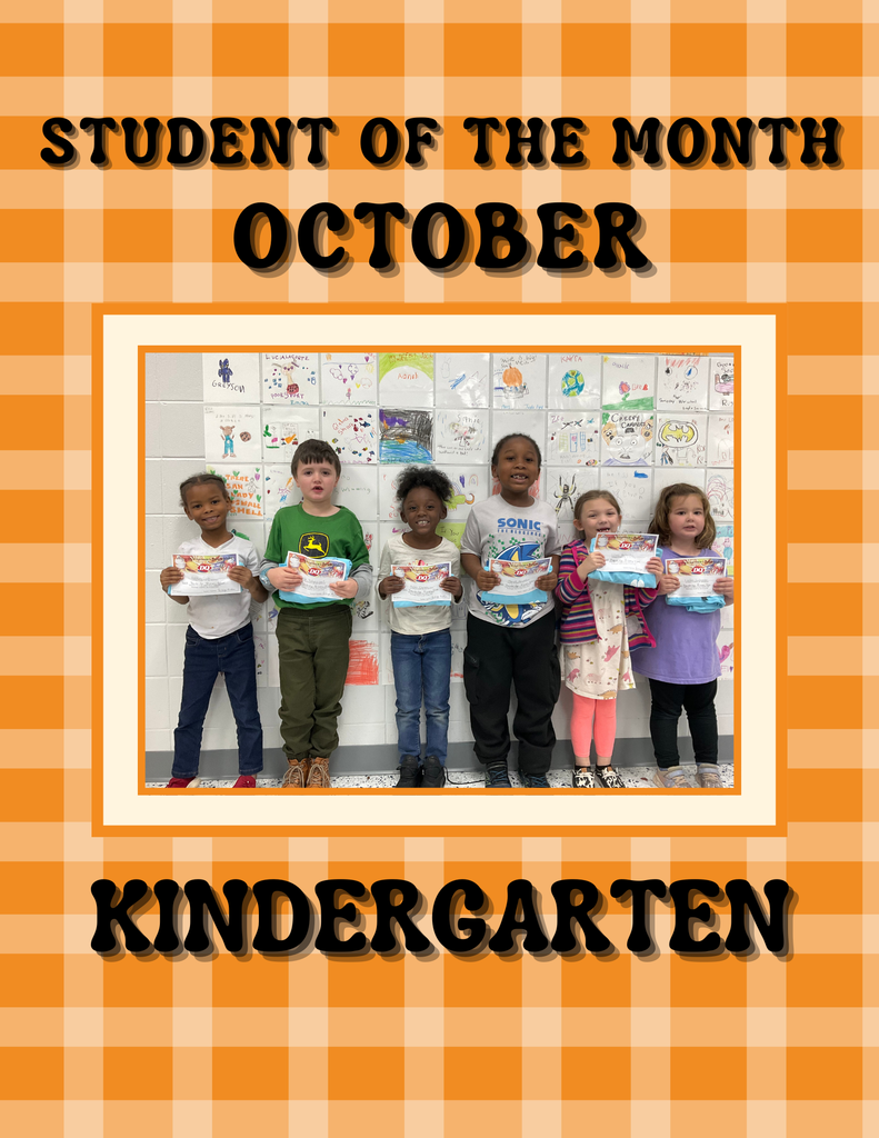 Kindergarten Students of the Month