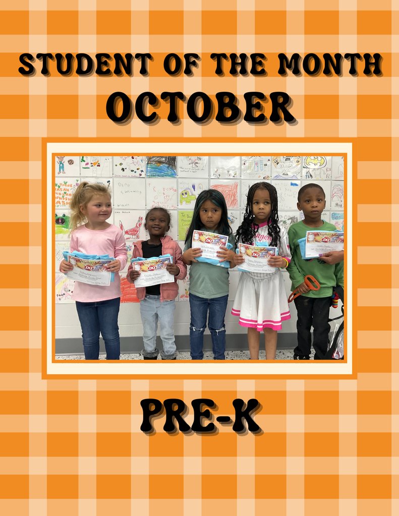 PreK Students of the Month