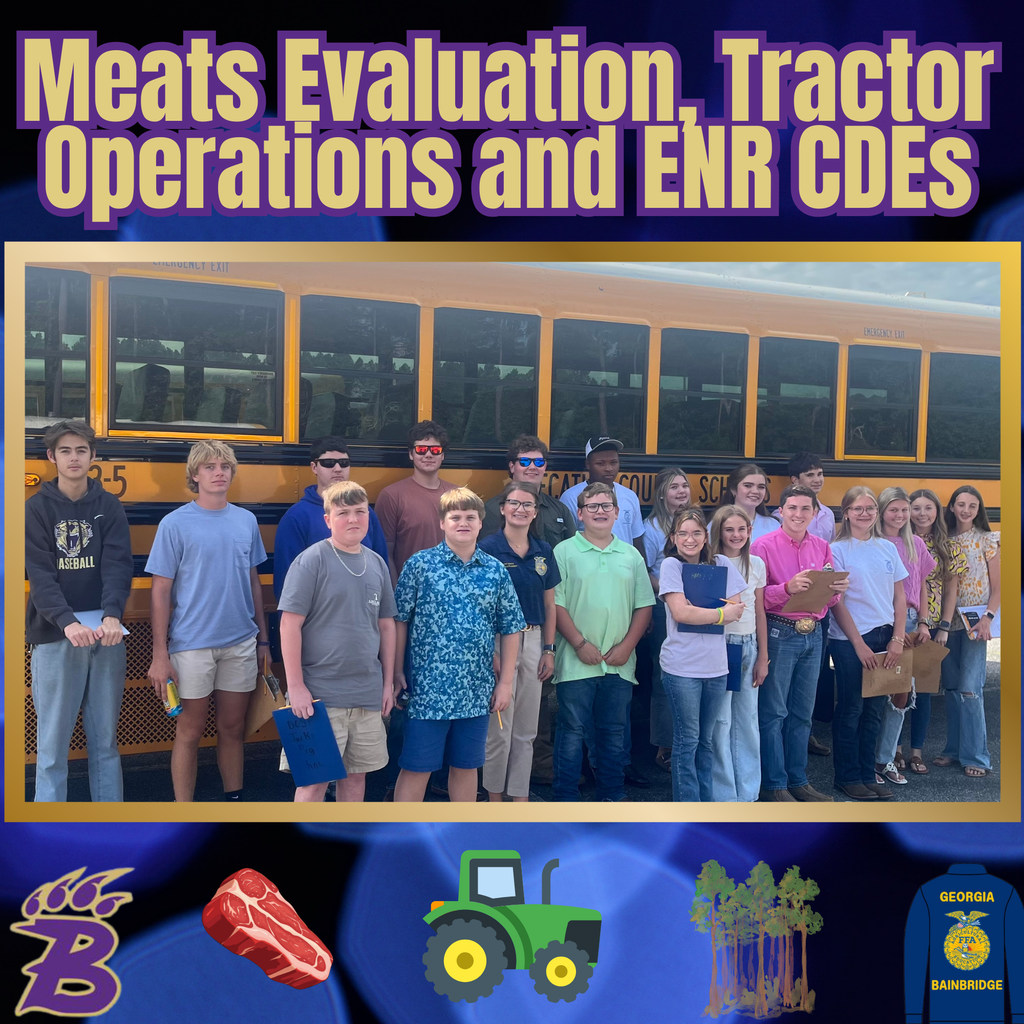 Meats Evaluation, Tractor Operations and ENR CDE team members.