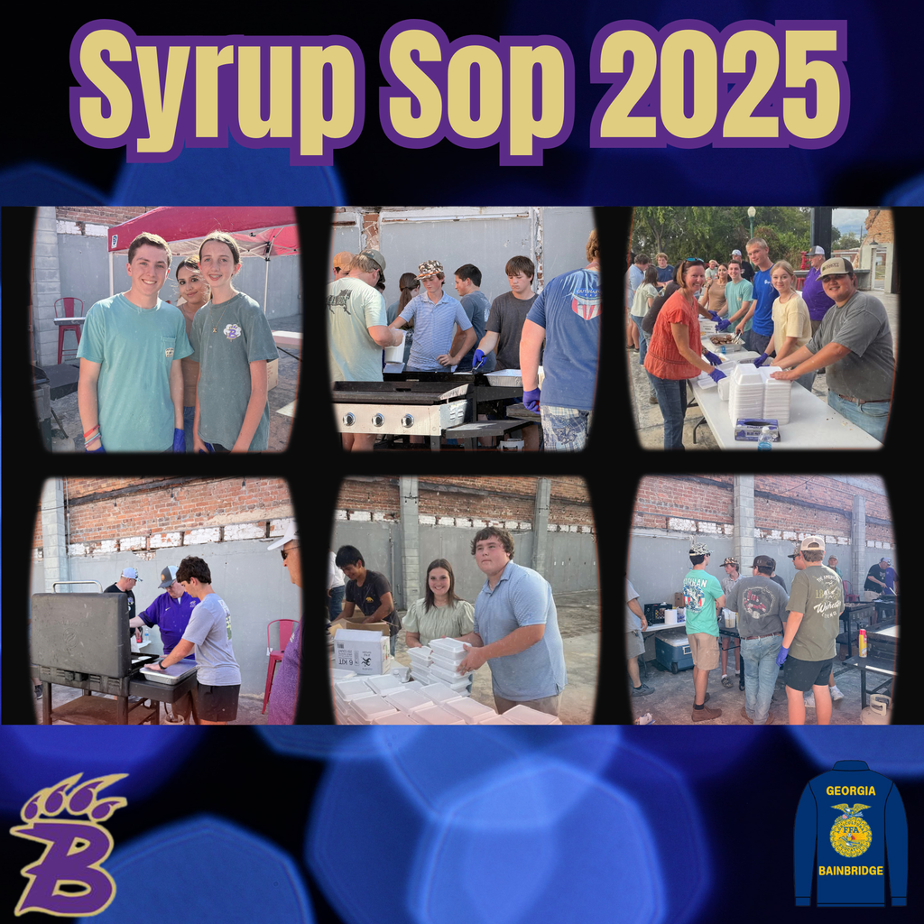 BHS FFA members at the annual Syrup Sop.