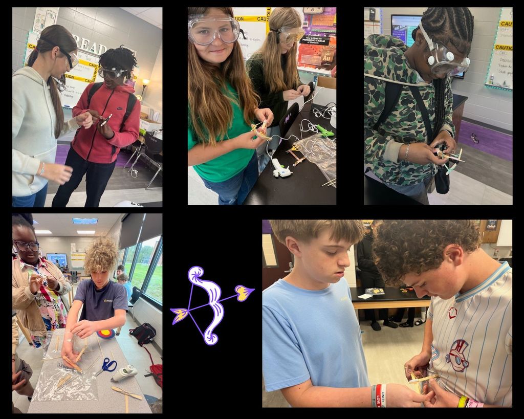 Thanks to Sam Hughes of Decatur County Sheriff's Department and Decatur County 4-H for visiting Ms. Rambo’s ELT class and for leading the bow-and-arrow STEM challenge. His clear lesson on potential and kinetic energy through shooting a bow gave our students a meaningful, hands-on way to connect science with real‑world activity. We are very grateful for your time. Your support means a great deal to our school and community.