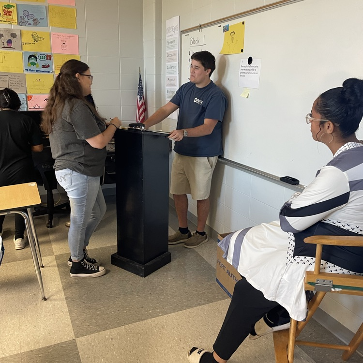 AP Lit students visited stations to discuss themes which will be found in Fences.  They had to come to a consensus as to if their group agreed or disagreed with the each statement. 