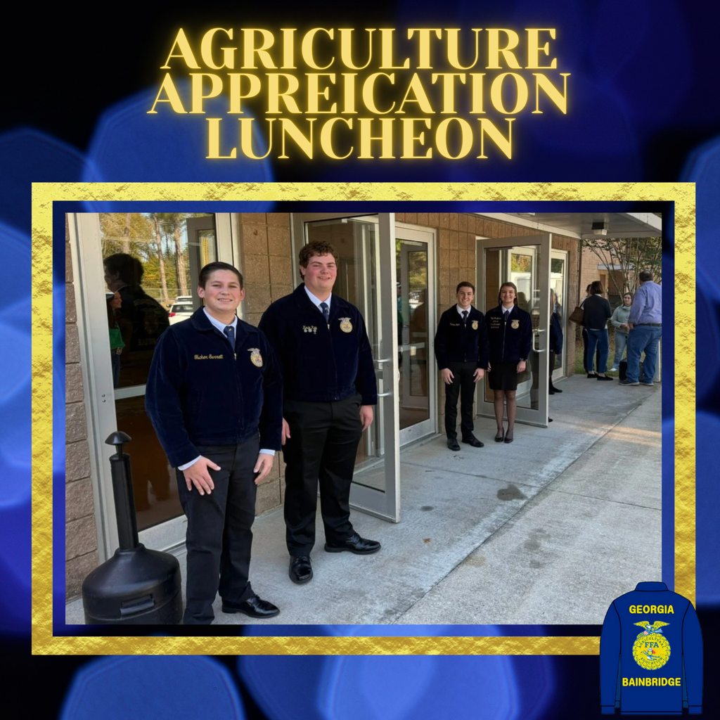 FFA officers at the Agriculture Appreication Luncheon