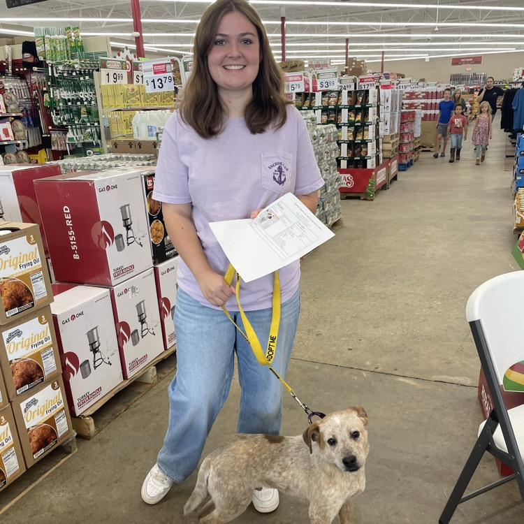 Anchor Club members helped with a Humane Society adoption event at Rural King today.  