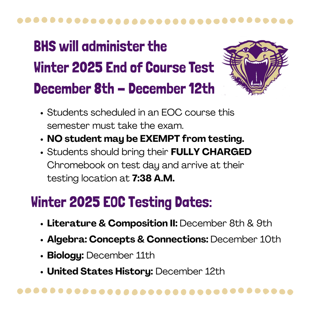 Winter 2025 EOC 12/8-12