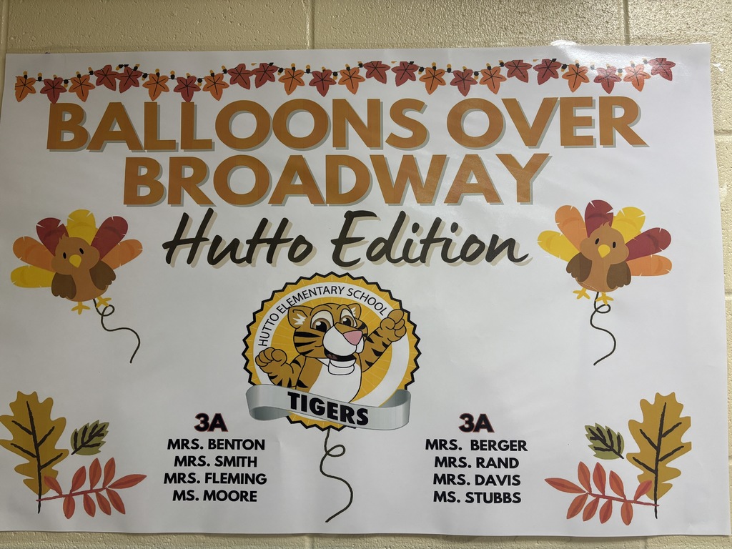 This image contains Balloons Over Broadway poster with the classes who participated. 