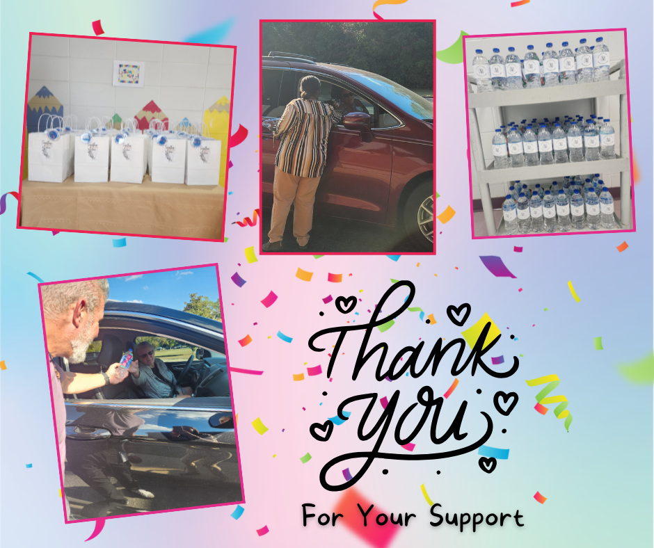 Thank you for your support flyer