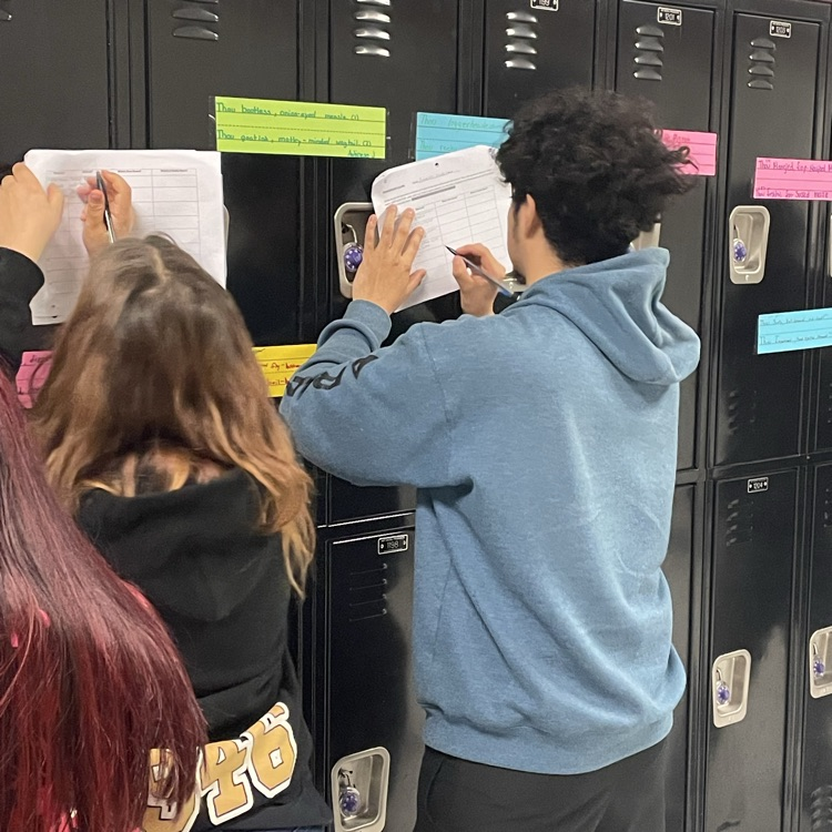 Ms. Hawthorne's British Literature students look at Shakespearean insults to understand character traits in the plays they are reading. 